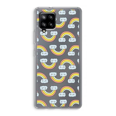 Regenboog: Samsung Galaxy A42 5G Transparant Hoesje