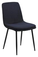 Bendt Eetkamerstoel 'Tronier' Structuurstof, kleur Donkerblauw