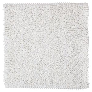 Badmat Sealskin Twist 60x60 cm Microfibre Wit