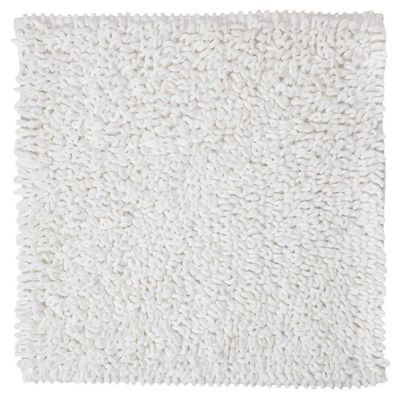 Badmat Sealskin Twist 60x60 cm Microfibre Wit