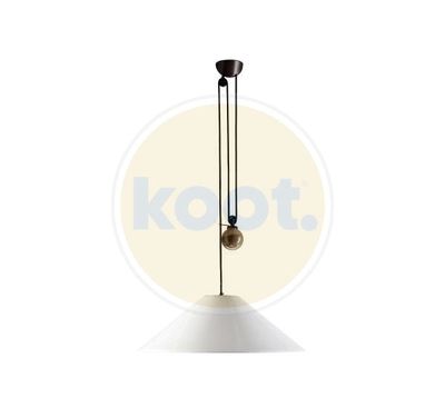 Artemide - Aggregato Saliscendi Kegel 53cm hanglamp Antraciet