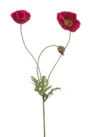 Emerald kunsttak klaproos 75cm fuchsia