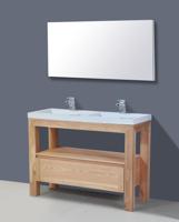 Badkamermeubelset Sanilux Robusta Senza 120x47x85 cm Massief Eikenhout