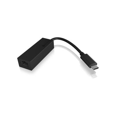 ICY BOX IB-LAN100-C3 USB 3.0 Type-C® zu Gigabit Ethernet LAN Adapter Netwerkadapter LAN (10/100/1000 MBit/s), USB-A 3.2 Gen 1