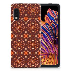 Samsung Xcover Pro TPU bumper Batik Brown