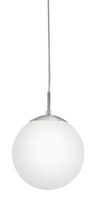 Eglo HanglampRondo glas 20cm metaalgrijs met wit - 85261