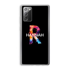 Abstract Spectrum: Samsung Galaxy Note 20 / Note 20 5G Transparant Hoesje