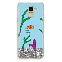 Aquarium: Samsung Galaxy J6 (2018) Transparant Hoesje