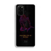 Praying For My Haters: Samsung Galaxy S20 Plus Transparant Hoesje