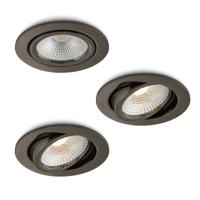 LED-inbouwspot Vivaro gunmetal 5W dimbaar