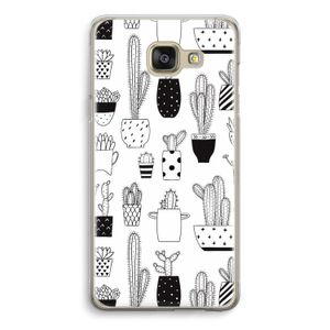 Cactusmotief: Samsung Galaxy A5 (2016) Transparant Hoesje