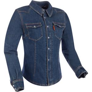 SEGURA Lady Terence Denim Shirt, Textiel motorjas dames, Blauw