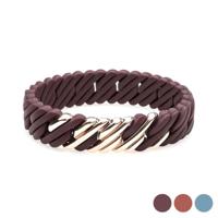 Armband Dames TheRubz Siliconen Roestvrij staal Staal/Siliconen Kleur Roze Afmeting 15 mm x 19 cm