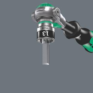 Wera 8790 HMA HF Zyklop Hand- en Machinedop 4mm, met 1/4"-aandrijving, met vasthoudfunctie dopsleutel