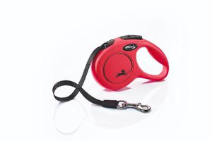 Flexi New Classic XS 3 m Rood Universeel Intrekbare riem