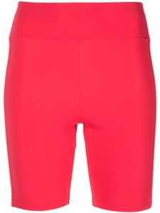 Monse short cycliste à logo imprimé - Rouge