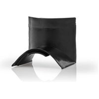 Kabelmanagement | Buis | In de hoek | 1 Stuks | PVC | Zwart