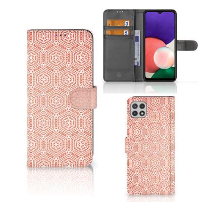 Samsung Galaxy A22 5G | Telefoon Hoesje | Pattern Orange