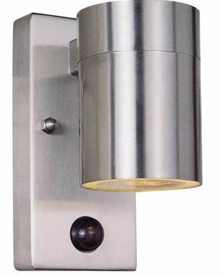 KS Verlichting RVS muurspotSensor met bewegingssensor - 7023