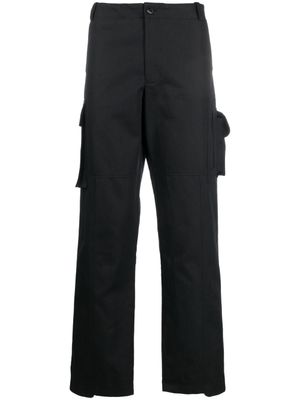 STYLAND pantalon cargo à coupe droite - Noir