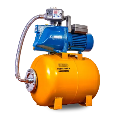 VB 50/1500 B Automatic Hydrofoorpomp, met INOX waaier, 1500 W, 6,300 l/h, 4,8 bar, 50 L