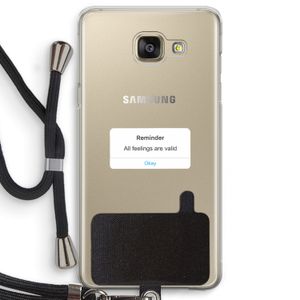 Reminder: Samsung Galaxy A5 (2016) Transparant Hoesje met koord