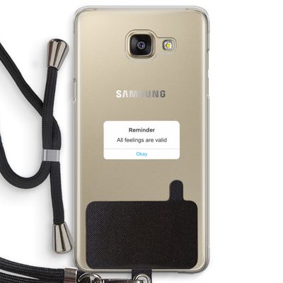 Reminder: Samsung Galaxy A5 (2016) Transparant Hoesje met koord