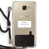 Reminder: Samsung Galaxy A5 (2016) Transparant Hoesje met koord