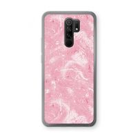 Abstract Painting Pink: Xiaomi Redmi 9 Transparant Hoesje