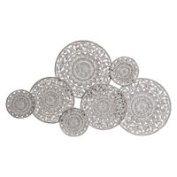 Wanddecoratie DKD Home Decor Mangohout Tropisch Cirkels (108 x 3,5 x 64 cm) Wanddecoratie DKD Home Decor Mangohout Tropisch Cirkels (108 x 3,5 x 64 cm)