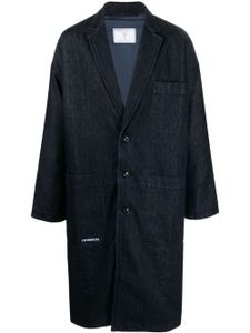 Société Anonyme manteau en jean à simple boutonnage - Bleu