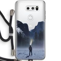 Wanderlust: LG V30 Transparant Hoesje met koord