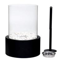 JHY design 5052 tafel vuurpot 20.9x29.2 cm zwart