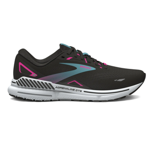 Brooks Adrenaline GTX 23 hardloopschoenen black/knockout/pink/aqua dames 41