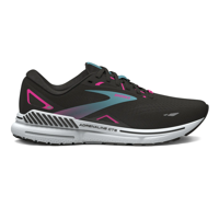 Brooks Adrenaline GTX 23 hardloopschoenen black/knockout/pink/aqua dames 39