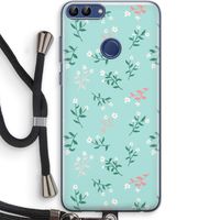 Small white flowers: Huawei P Smart (2018) Transparant Hoesje met koord