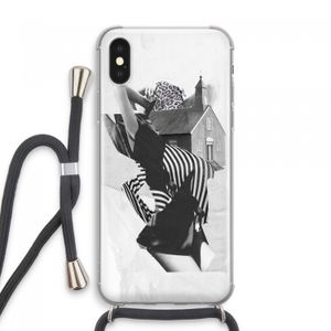House: iPhone XS Max Transparant Hoesje met koord