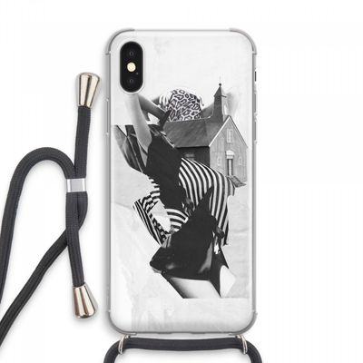 House: iPhone XS Max Transparant Hoesje met koord