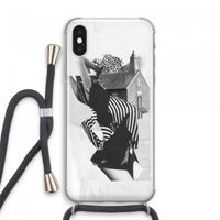 House: iPhone XS Max Transparant Hoesje met koord
