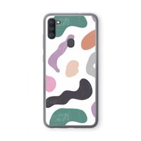 Memphis Shapes: Samsung Galaxy A11 Transparant Hoesje