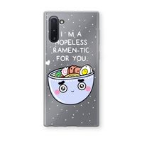 I'm A Hopeless Ramen-Tic For You: Samsung Galaxy Note 10 Transparant Hoesje I'm A Hopeless Ramen-Tic For You: Samsung Galaxy Note 10 Transparant Hoesje