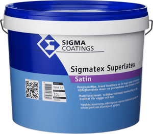 sigma sigmatex superlatex satin lichte kleur 10 ltr