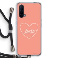 Best heart: OnePlus Nord CE 5G Transparant Hoesje met koord