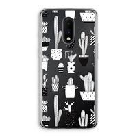 Cactusmotief: OnePlus 7 Transparant Hoesje