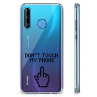Huawei P30 Lite Anti Shock Case Finger Don't Touch My Phone