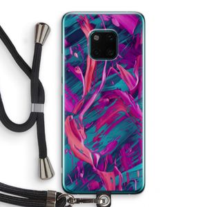 Pink Clouds: Huawei Mate 20 Pro Transparant Hoesje met koord