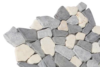 Muster Mosaik grau weiß hellgrau