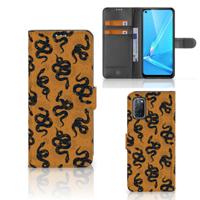 Telefoonhoesje | Met pasjeshouder | voor OPPO A72 | OPPO A52 Snakes
