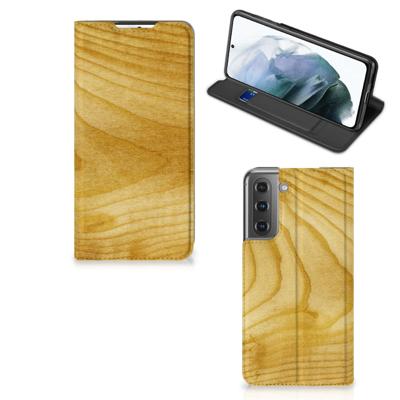 Samsung Galaxy S21 FE Book | Wallet Case | Licht Hout