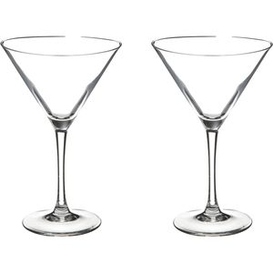 Set van 8x stuks cocktailglazen/martiniglazen van 210 ml